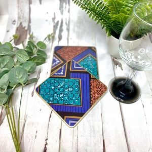 ✨ Limited Edition | Bold Print Coaster Set of 2